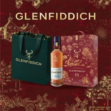 Glenfiddich 18 Year Old hộp quà 2027