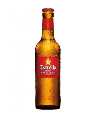 Bia Estrella Damm Chai 330ml (8 chai)