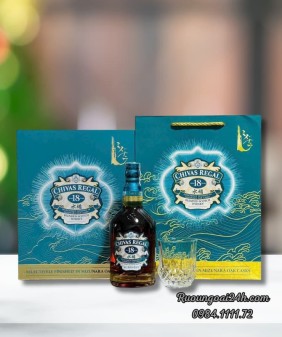 Rượu Chivas Regal 18 Mizunara Hộp Quà 2024