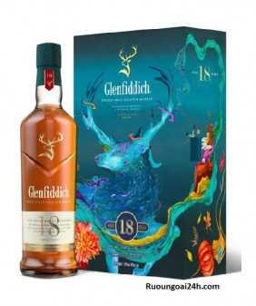 Rượu Glenfiddich 18 hộp quà F25