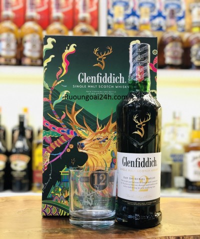 Rượu Glenfiddich 12 hộp quà Tết (mới)