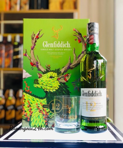 Rượu Glenfiddich 12YO Hộp Quà Tết 2024