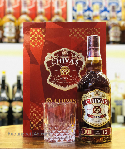 Rượu Chivas 12 Regal hộp quà Tết (mới)