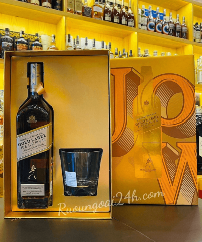 Rượu Johnnie Walker Gold Label - Hộp quà 2022