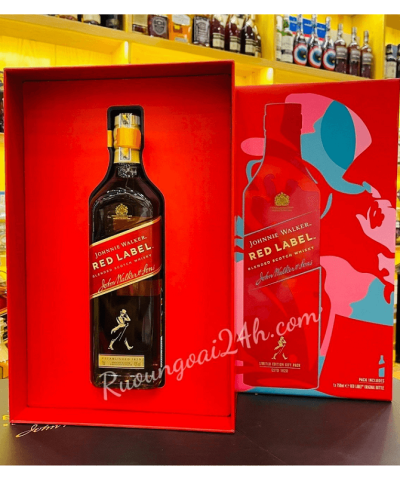 Rượu Johnnie Walker Red Label - Hộp quà 2022