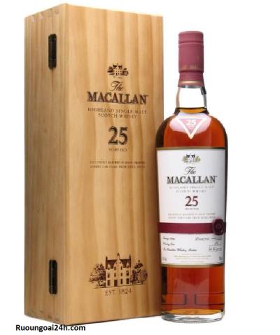 Rượu Macallan 25 Sherry Cask 2018