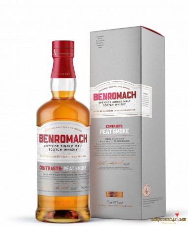 Rượu Benromach Speyside Peat Smoke Boubourn 2014