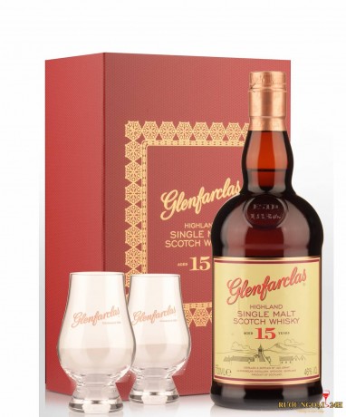 Rượu Glenfarclas Highland 15 Years old Gift