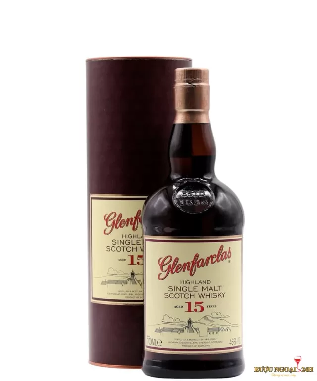 Rượu Glenfarclas Highland 15 year old