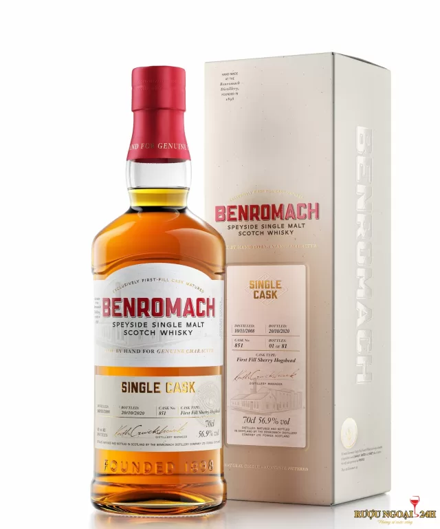 Rượu Benromach Speyside Single Cask 2012 – BSC 10th