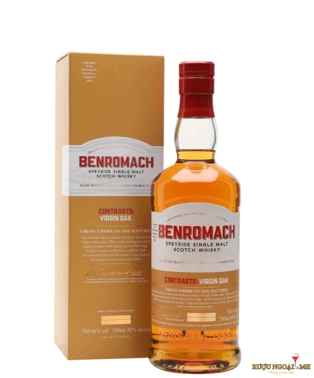 Rượu Benromach Speyside Virgin Oak 2013–2024