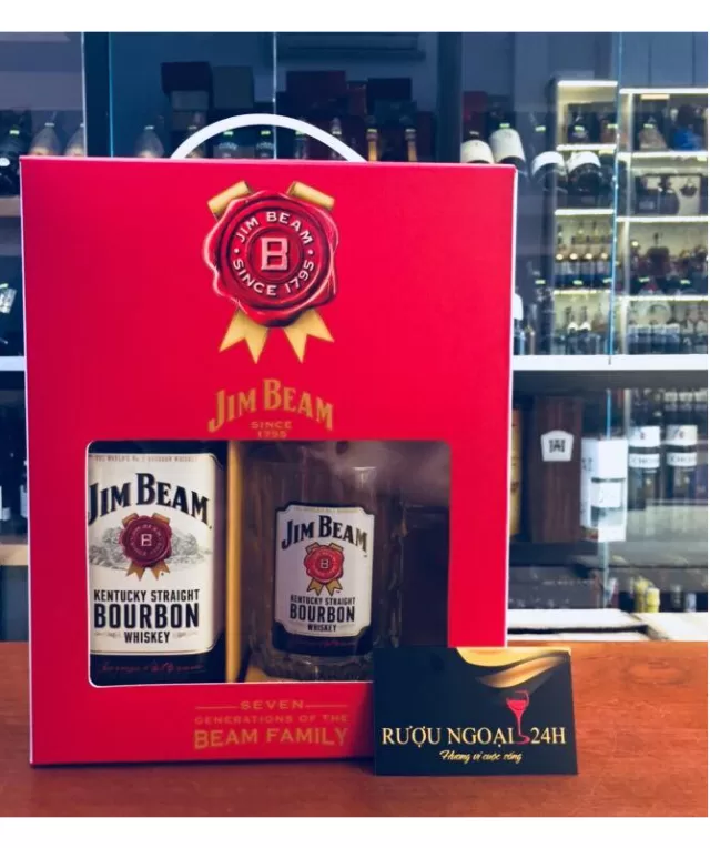 Rượu Jim Beam Hộp Quà Tết