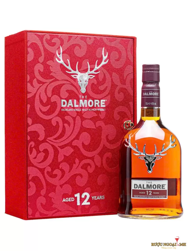 Rượu Dalmore 12 Year Old hộp quà Tết
