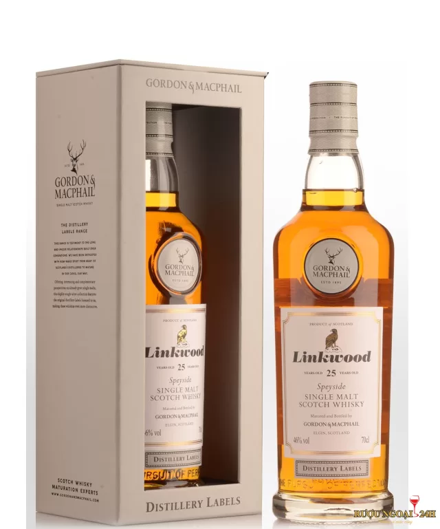 Rượu G&amp;M Distillery Label Linkwood 25YO