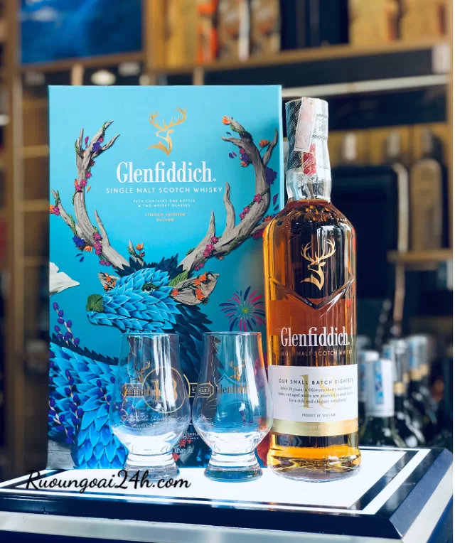 Rượu Glenfiddich 18 F24 hộp quà Tết