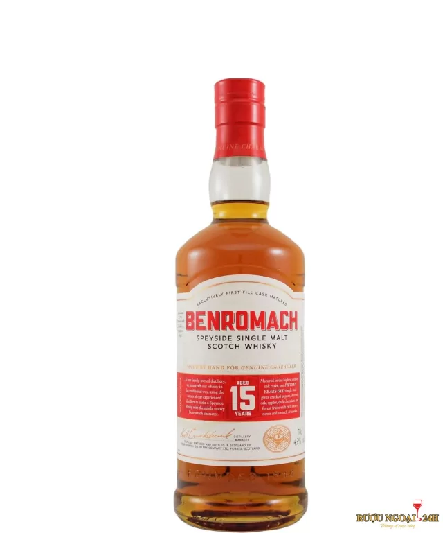 Rượu Benromach Speyside 15 Years Old