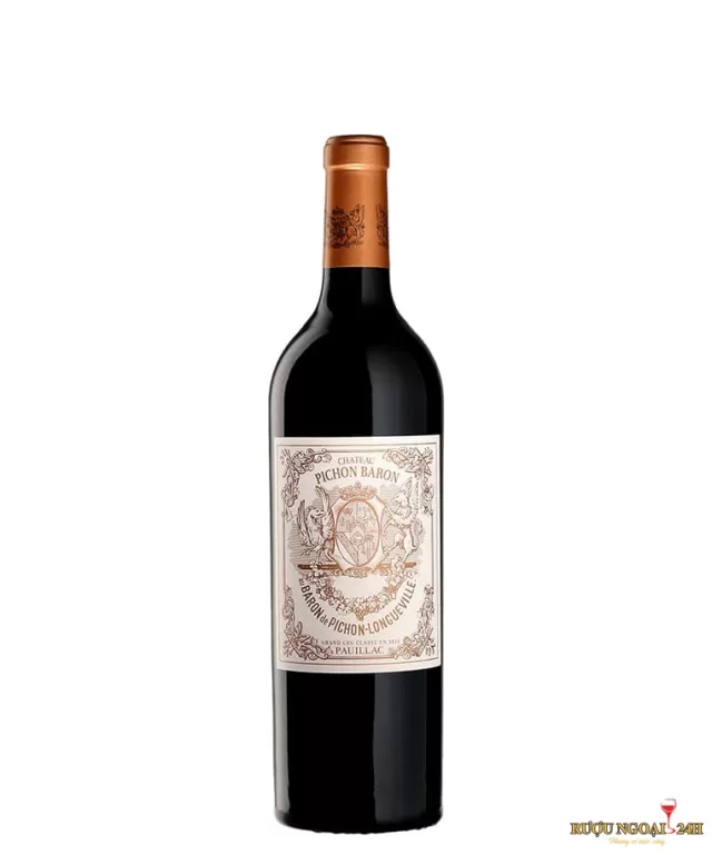 Rượu vang Chateau Pichon Baron 2nd Growth Grand Cru Classe 2018